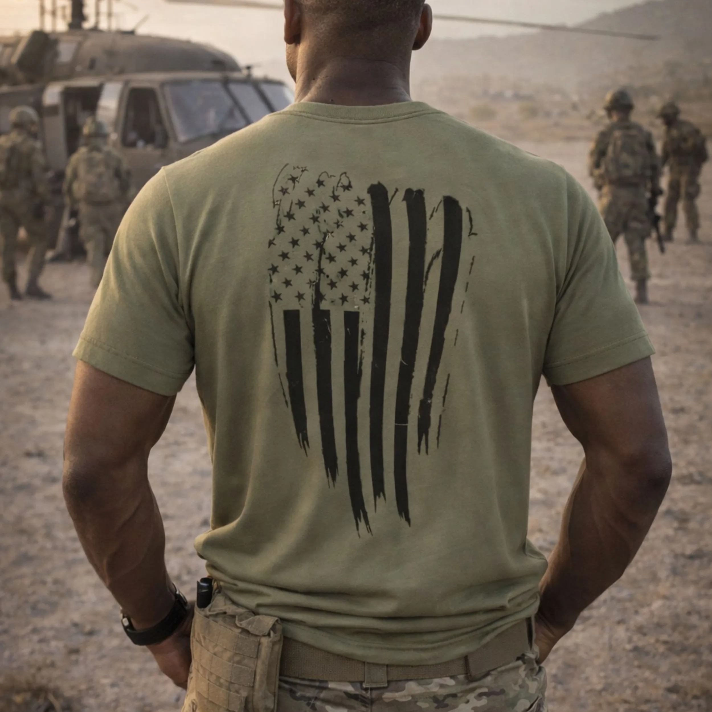 Battered Flag T-Shirt