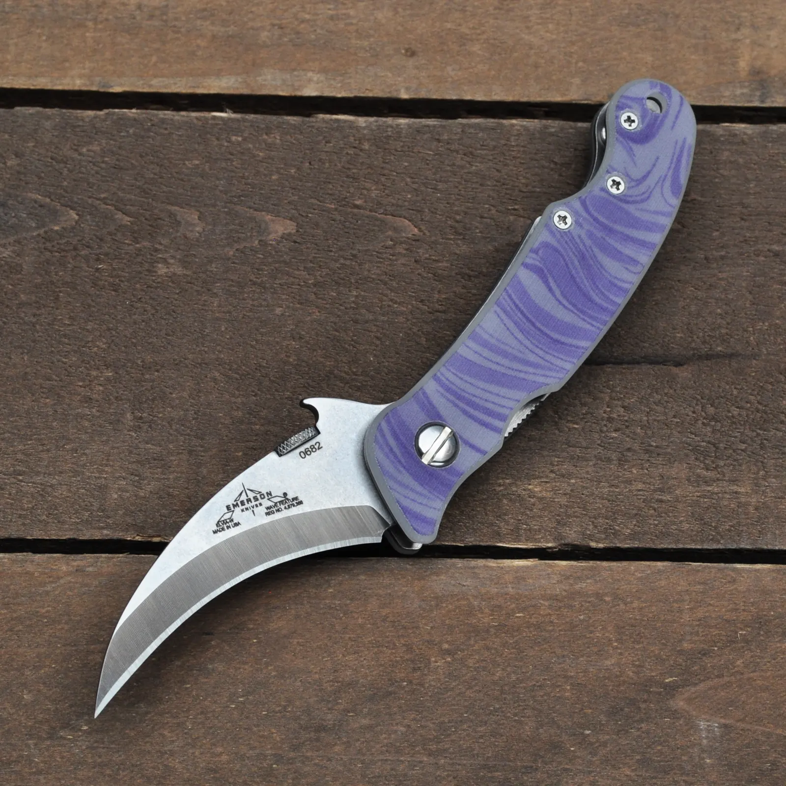 Elvia Wave SF Purple Swirl