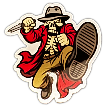 Getting Out of Dodge Sticker