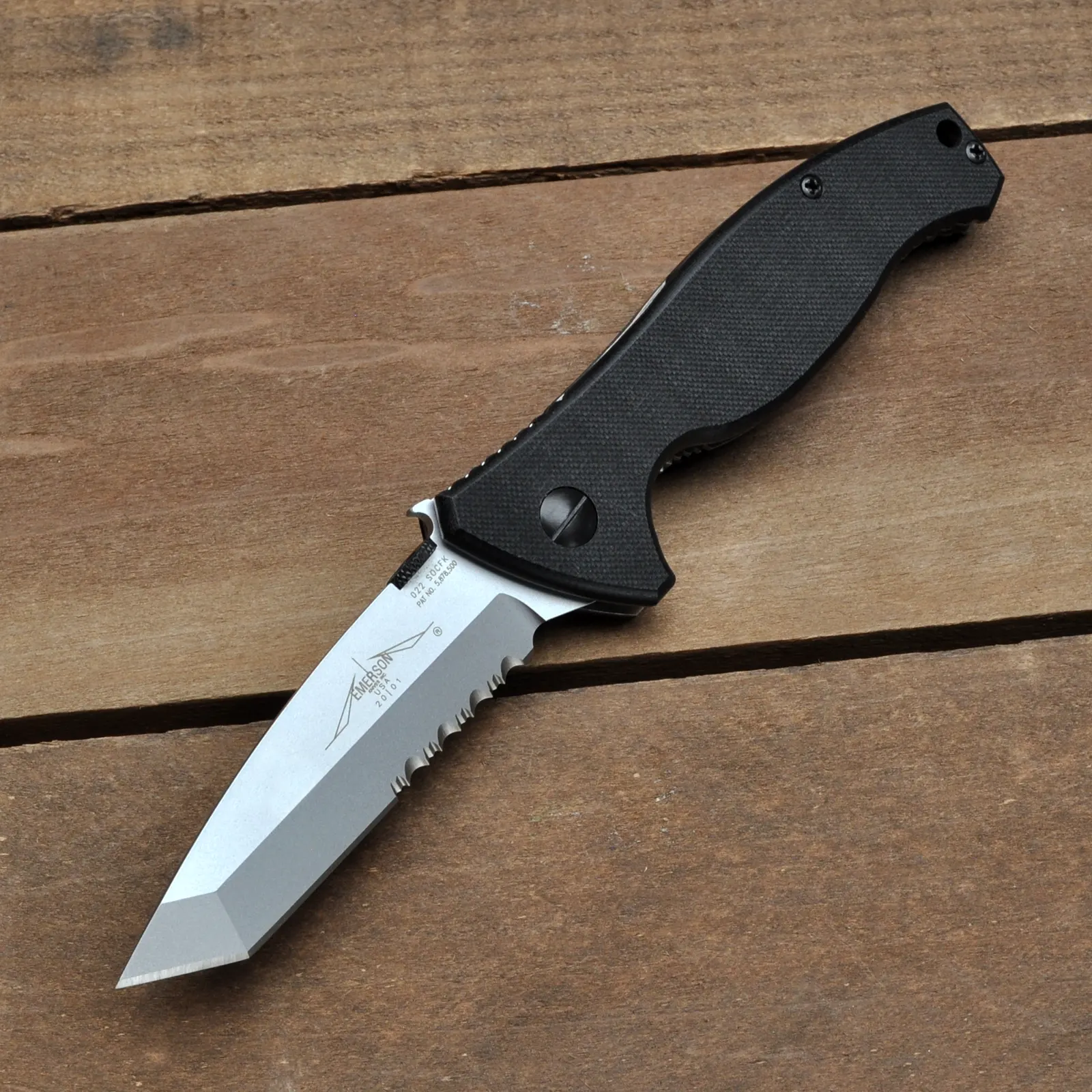 SOCFK Hard Chrome Serrated with Backspacer Circa 2001